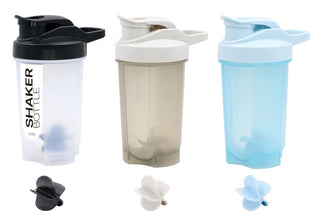500ML Plastic Protein/Supplement Shaker Bottle W/Ball