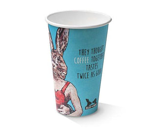 12 OZ PLA Coated SW Cup/Art Print 80mm 1000pc/ctn