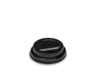 Plastic Lid- 4 oz Hot&Cold /Black 1000pc/ctn