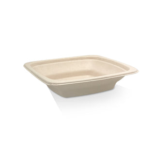 Unbleached sugarcane Square container 16oz 300pc/ctn