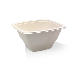 Unbleached sugarcane Square container 42oz 300pc/ctn
