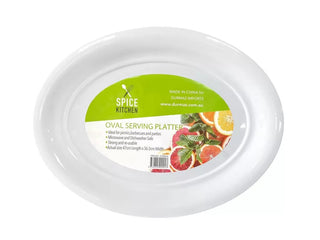 Large Plastic Oval Serving Tray 47 x 36.5 cm