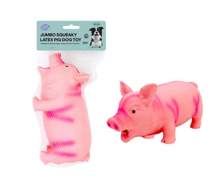 Jumbo Latex Pig Dog Toy