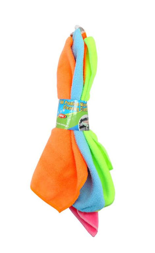 4PK Micro Fibre Cleaning Cloths