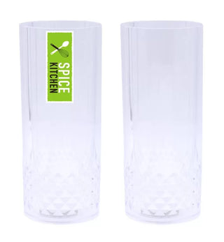 Acrylic Plastic Reusable Tall Drinking Glass