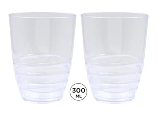 Plastic Wave Series Style Tumbler-300ML