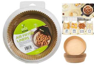 12PK Air Fryer Liners - Round Series