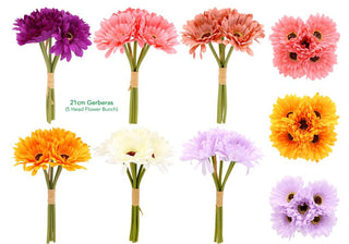 Decorative Artificial Flowers - 21CM Gerberas