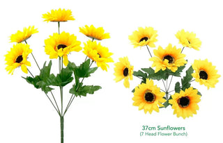 Decorative Artificial Flowers - 37CM Sun Flowers