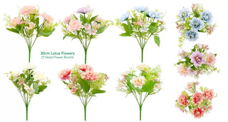 Decorative Artificial Flowers - 30CM Lotus Flowers