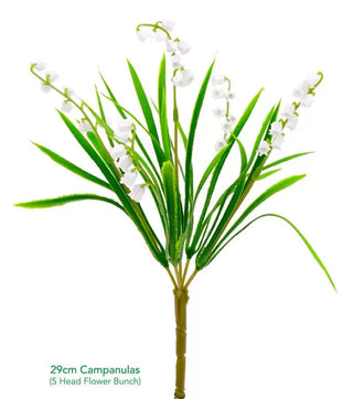 Decorative Artificial Flowers - 29CM Campanulas