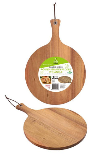 Premium Acacia Series Pizza Paddle Board-43CM x 31CM x 1.5CM
