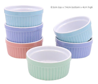 Ceramic Ramekin-Pastel Coloured Series-8.5CM x 4CM x 7.4CM
