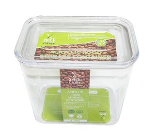 Acryllic Airt Tight Food Container - 1.75Ltr