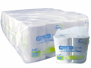 Orchis'  Jumbo Kitchen Towel 2-Ply (10x2 Rolls/PKT) (120 Shts/Roll)