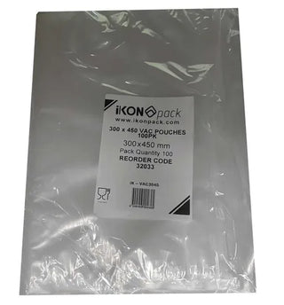 Vacuum Bags 300x450mm 100's/pk